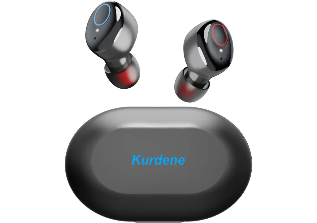 Kurdene Wireless Earbuds,Bluetooth Earbuds with Charging Case Bass
